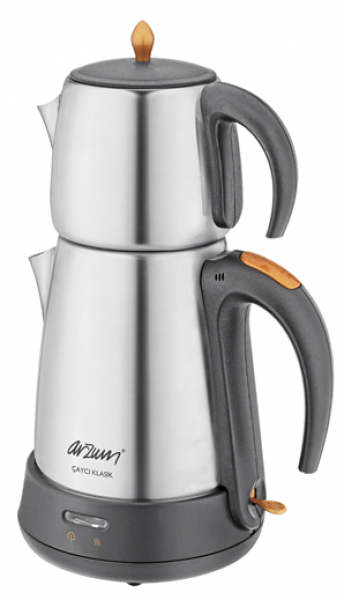 Arzum AR3004-INX Çaycı Klasik Çay Makinesi (Çelik / Inox)