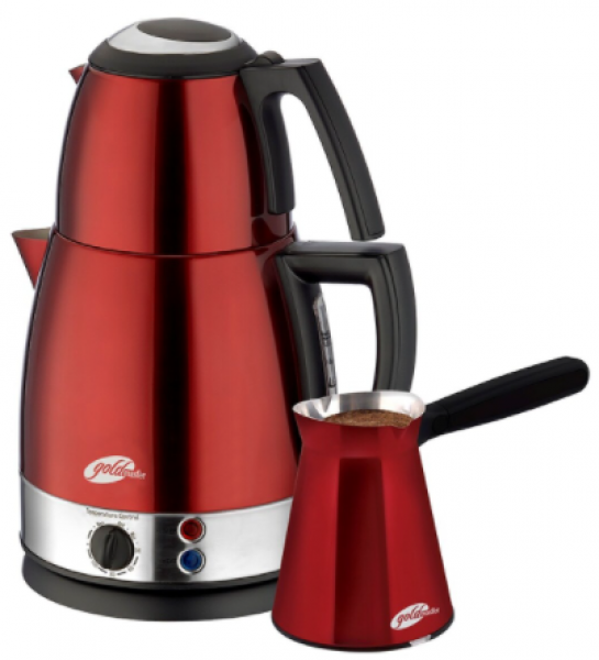 Goldmaster Keyfi Şahane GM-7322R Çay Makinesi (Kırmızı)