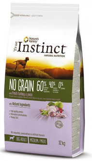 Nature's Variety True Instinct Tavuk Ve Hindili Yetişkin 12 kg Köpek Maması