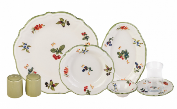 Jumbo Majestic Green 28 Parça Kahvaltı Takımı