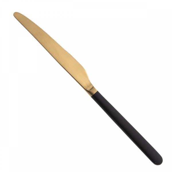 Jumbo 9400 Titanyum Black Gold 24 Parça Çatal Kaşık Bıçak Takımı (24 Parça)