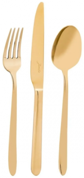 Jumbo 9400 Titanyum Gold 18 Parça Çatal Kaşık Bıçak Takımı