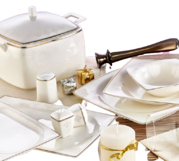 Evimsaray Fine Bone SRY-260 61 Parça Yemek Takımı