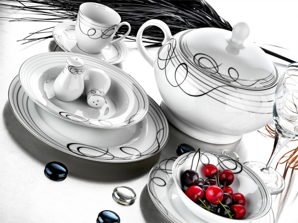 Evimsaray SRY-03 86 Parça Yemek Takımı