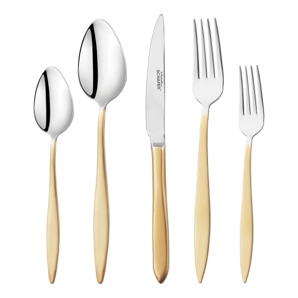 Schafer Goldish ALTIN-02 72 Parça Çatal Kaşık Bıçak Takımı