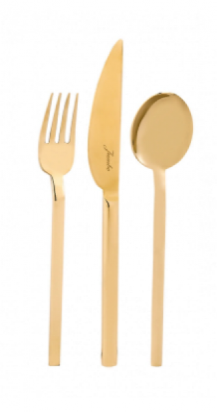 Jumbo 8100 Titanyum Gold 18 Parça Çatal Kaşık Bıçak Takımı