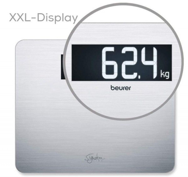 Beurer GS 405 Signature Line Çelik Terazi Dijital Banyo Tartısı