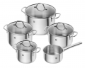 Zwilling Flow 9 Parça Çelik Tencere ve Tava Seti resim