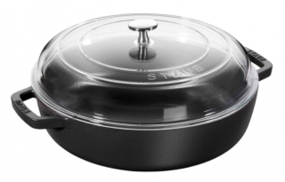 Staub La Cocotte Döküm Cam Kapaklı Sote Tenceresi 26 cm