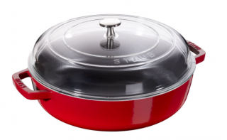 Staub La Cocotte Demir Döküm Cam Kapaklı Sote Tenceresi 28 cm