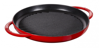 Staub La Cocotte Çift Kulplu Demir Döküm Izgara Tavası 30 cm