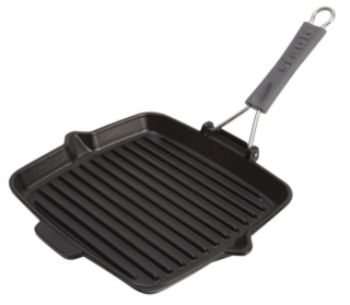 Staub La Cocotte Kare Demir Döküm Izgara Tavası 24 cm