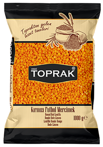 Eski Toprak Kırmızı Futbol Mercimek 1 kg