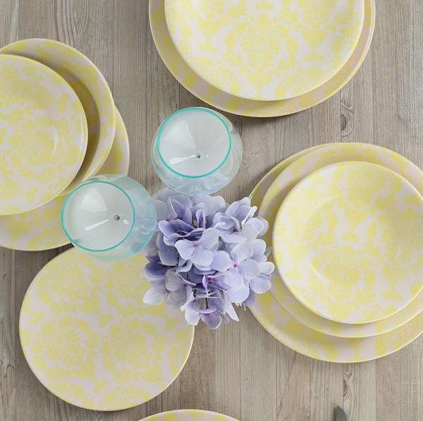 Keramika Yellow Pieces 24 Parça Yemek Takımı