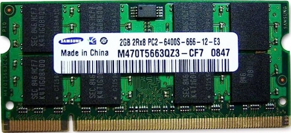 Samsung M470T5663QZ3-CF7 2 GB 800 MT