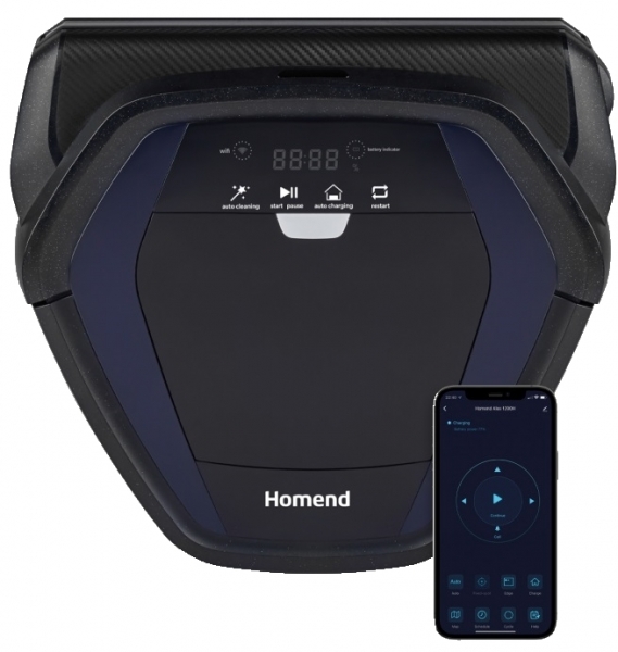Homend Alex 1280H Robot Süpürge+Mop