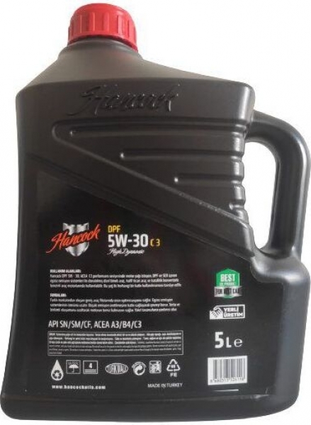 Hancock DPF 5W-30 C3 Motor Yağı (5 litre)