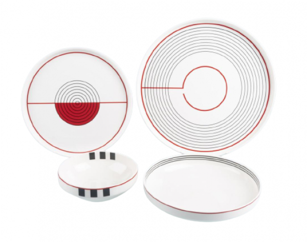 Mikasa Moor Punto Modern 24 Parça Yemek Takımı