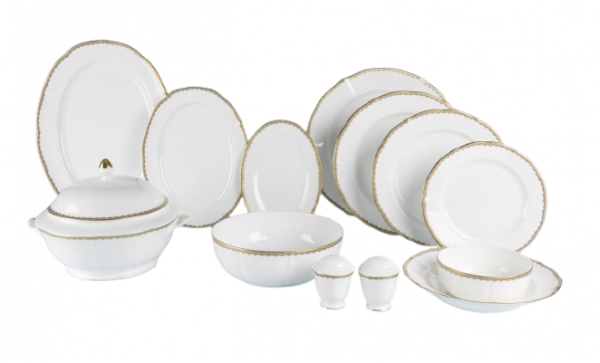 Mikasa Moor Prouna Antique Gold 72 Parça Yemek Takımı