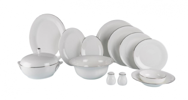 Mikasa Moor Prouna Pure Platinum 72 Parça Yemek Takımı
