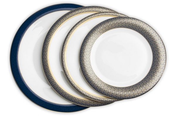 Mikasa Moor Prouna Emperor Blue 72 Parça Yemek Takımı