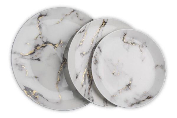 Mikasa Moor Prouna Marble Venice Fog 72 Parça Yemek Takımı