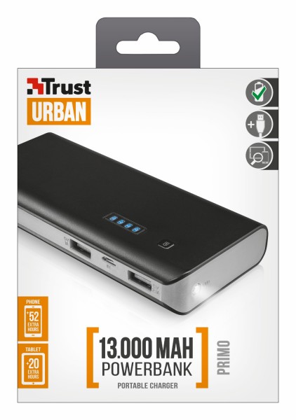 Trust Urban Primo 13000 13000 mAh Powerbank