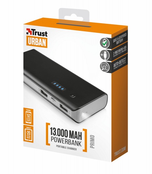 Trust Urban Primo 13000 13000 mAh Powerbank