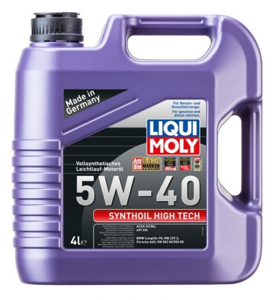 Liqui Moly Synthoil High Tech 5W-40 Motor Yağı (4 litre)