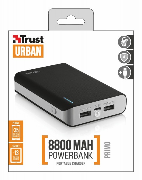 Trust Urban Primo 8800 8800 mAh Powerbank