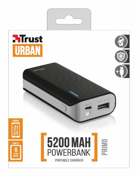 Trust Urban Primo 5200 5200 mAh Powerbank