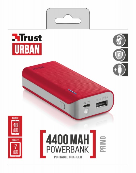 Trust Urban Primo 4400 4400 mAh Powerbank