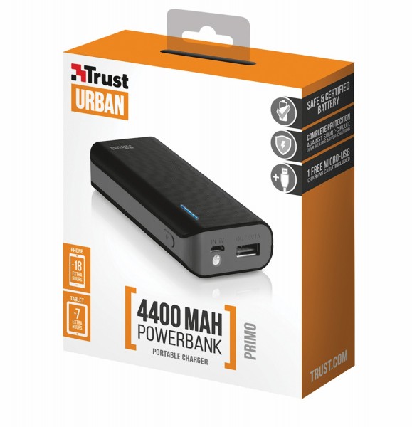 Trust Urban Primo 4400 4400 mAh Powerbank
