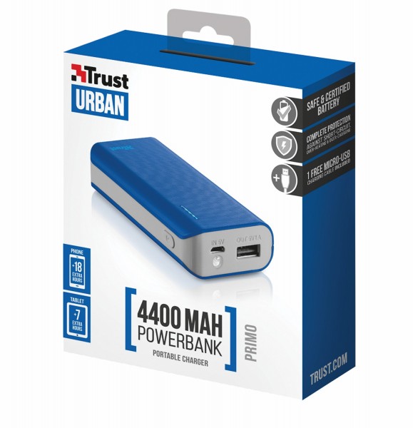 Trust Urban Primo 4400 4400 mAh Powerbank