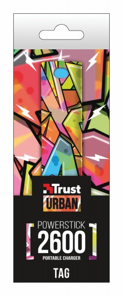 Trust Urban PowerStick Tag 2600 2600 mAh Powerbank