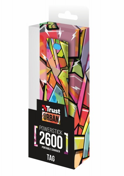 Trust Urban PowerStick Tag 2600 2600 mAh Powerbank