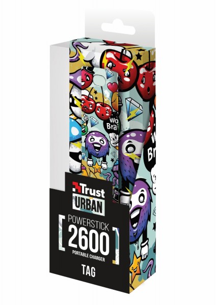 Trust Urban PowerStick Tag 2600 2600 mAh Powerbank