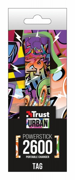 Trust Urban PowerStick Tag 2600 2600 mAh Powerbank