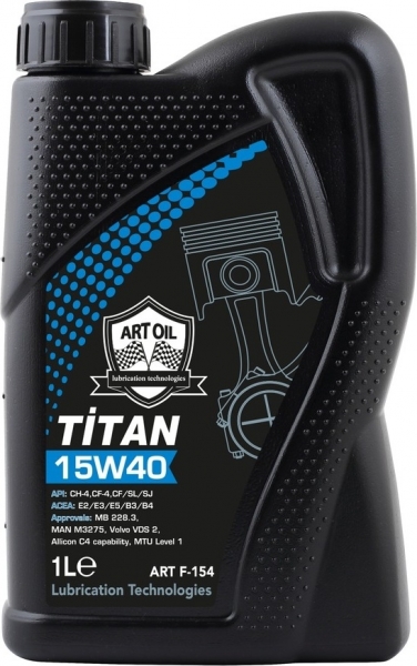 Art Oil Titan 15W-40 Motor Yağı (1 litre)