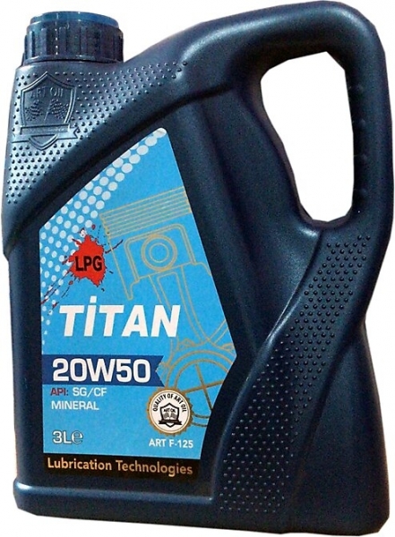 Art Oil Titan 20W-50 Motor Yağı (3 litre)