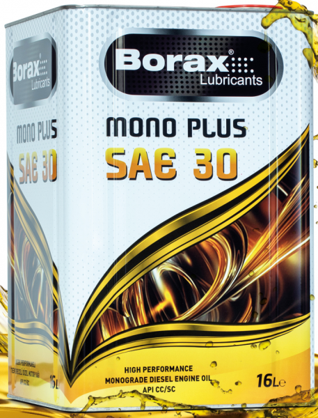 Borax Mono Plus SAE 30 Motor Yağı (16 litre)