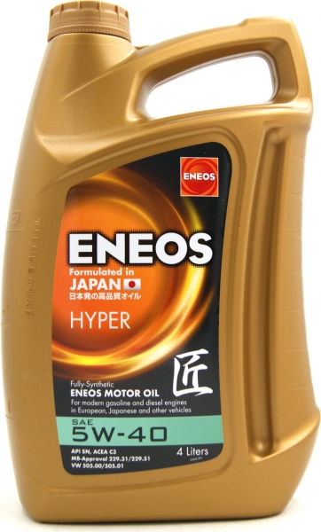 Eneos Hyper 5W-40 Motor Yağı (4 litre)