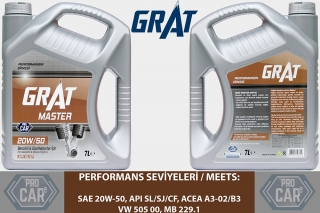 Grat Master 20W-50 Motor Yağı