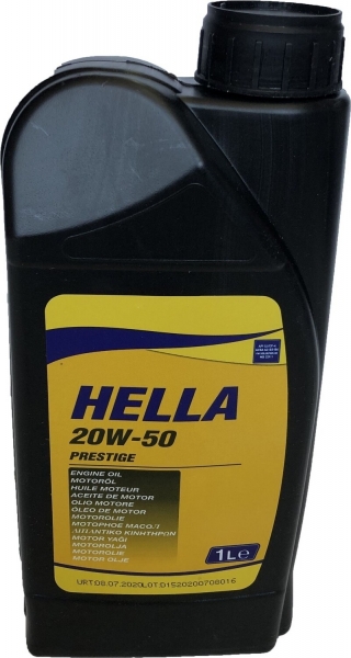 Hella Prestige 20W-50 Motor Yağı (1 litre)