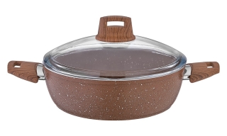 Kahramanlar Fiesta Kahverengi Karnıyarık Tenceresi 28 cm