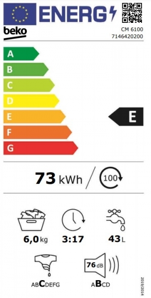 Beko CM 6100 Çamaşır Makinesi
