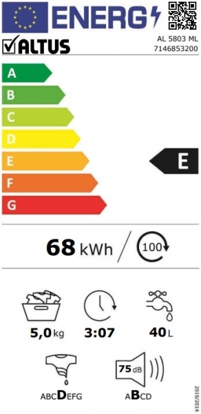 Altus AL 5803 ML Çamaşır Makinesi