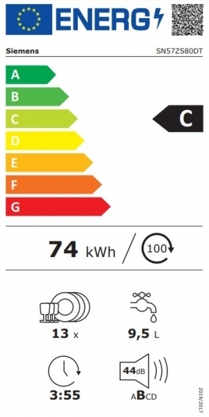 Siemens SN57ZS80DT Bulaşık Makinesi