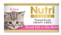 Nutri Feline Tahılsız Tavuk Etli ve Ton Balıklı Yavru 85 gr resim