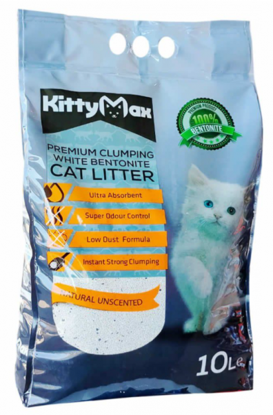 KittyMax Aktif Karbonlu Bentonit 10 lt Kedi Kumu